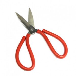 Good quality red handled chicken scissors