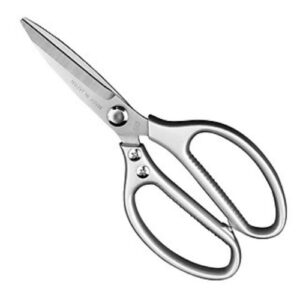 Aurum Group K304 High-Grade Steel Multi-Function Kitchen Scissors for Cutting Chicken, Fabric, Fish, and Crab - Imported